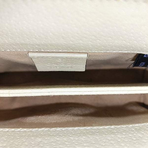 Ophidia Mini Monogram Coated Canvas Beige