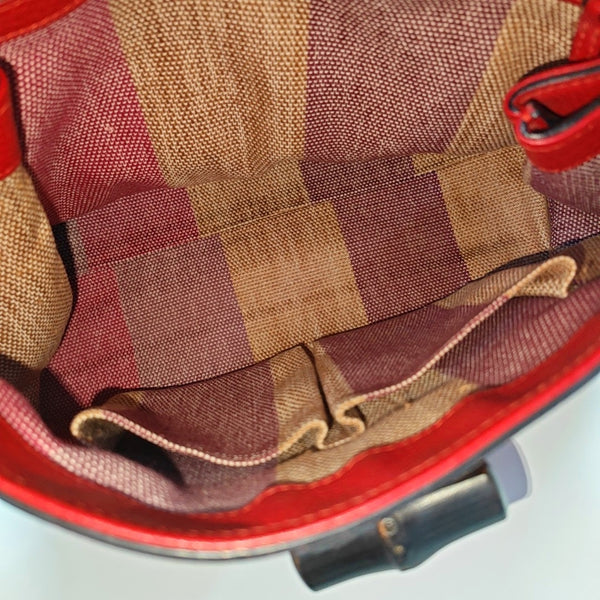 Daily Calfskin Red