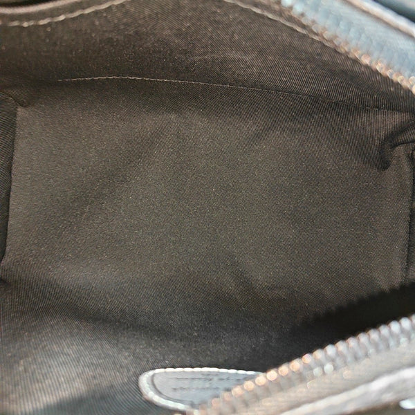 KEEPALL Monogram Coated Canvas Black