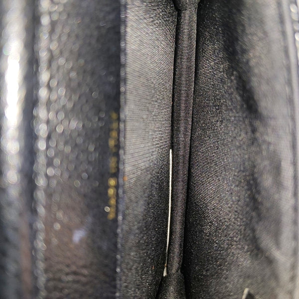 WOC Quilted Grained Calfskin Black