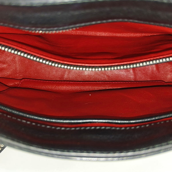 Calfskin Shoulder Bag Black