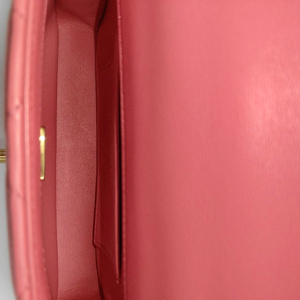 CLASSIC FLAP Mini Quilted Lambskin Pink