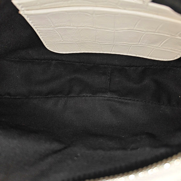 Le Cagole Mini Calfskin White