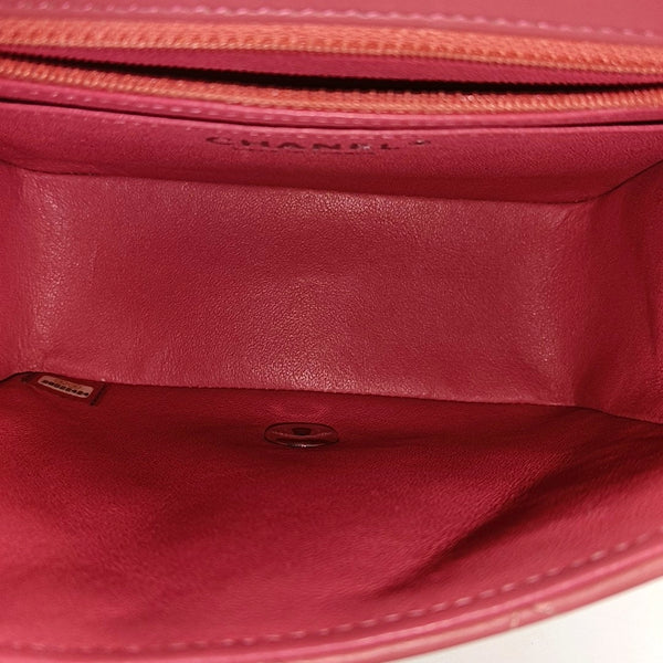 CLASSIC FLAP Mini Quilted Lambskin Pink