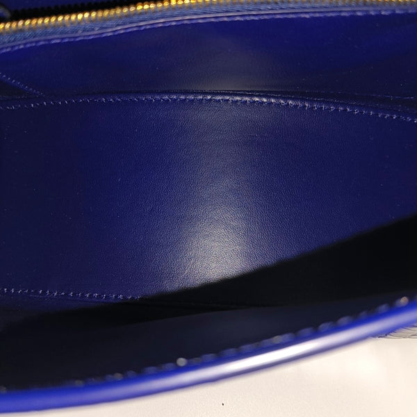Hourglass S Calfskin Blue