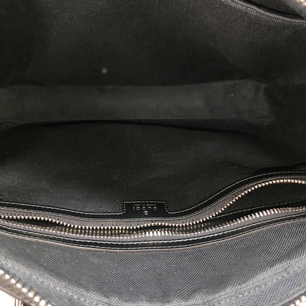 Monogram Coated Canvas Medium Black