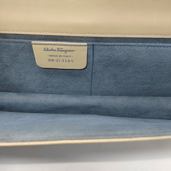 Calfskin Top Handle Bag Beige
