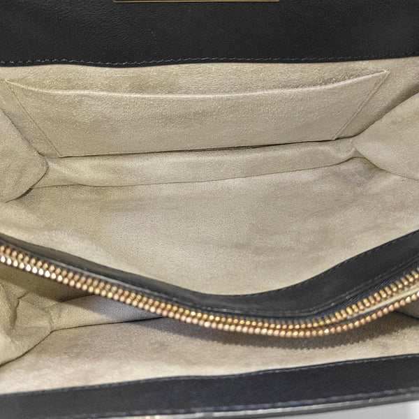 Calfskin Shoulder Bag Blue