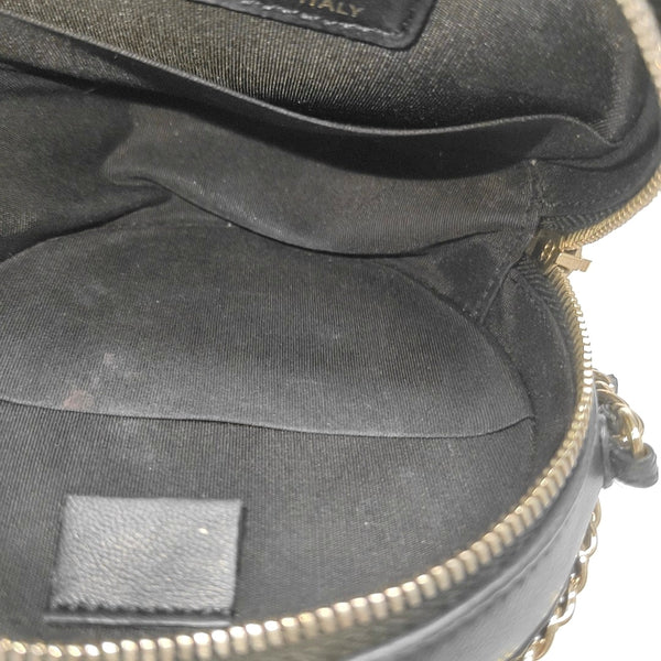 Quilted Lambskin Shoulder Bag Black