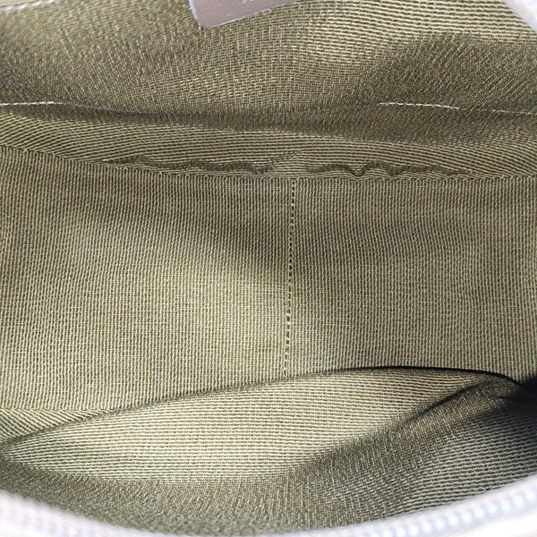 Coated Canvas Top Handle Bag Brown