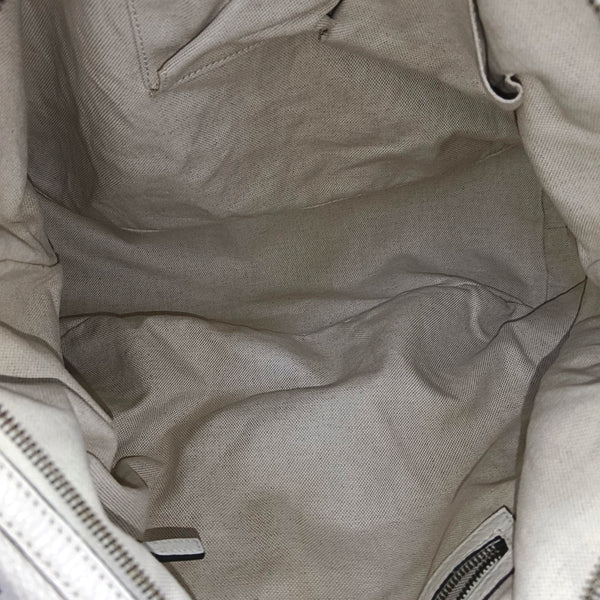 Calfskin Shoulder Bag White