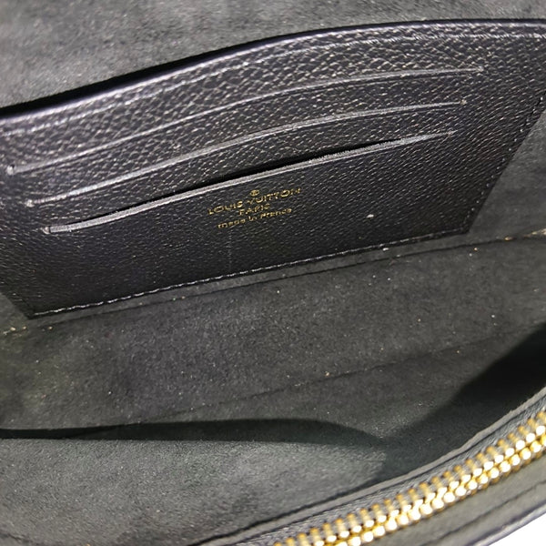 IVY Monogram Calfskin Black