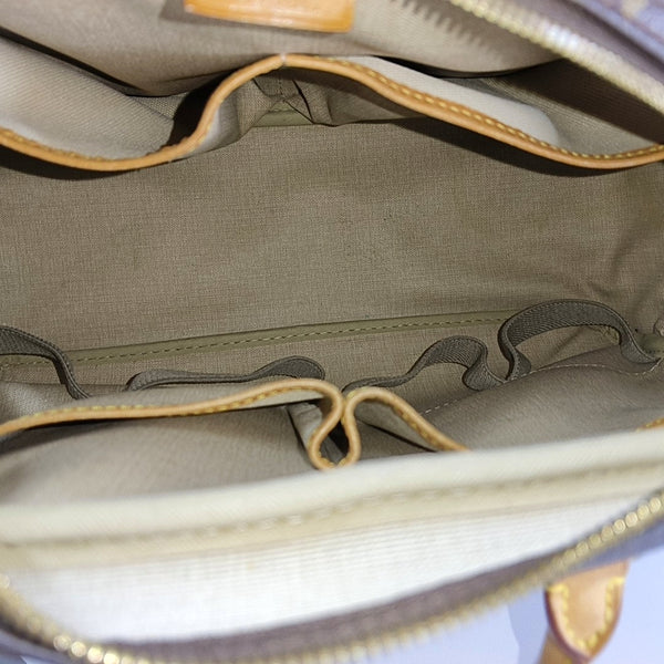 DEAUVILLE GM Monogram Coated Canvas Brown