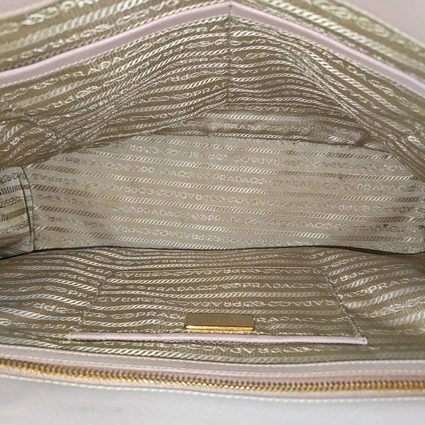 Galleria Large Saffiano Calfskin Pink