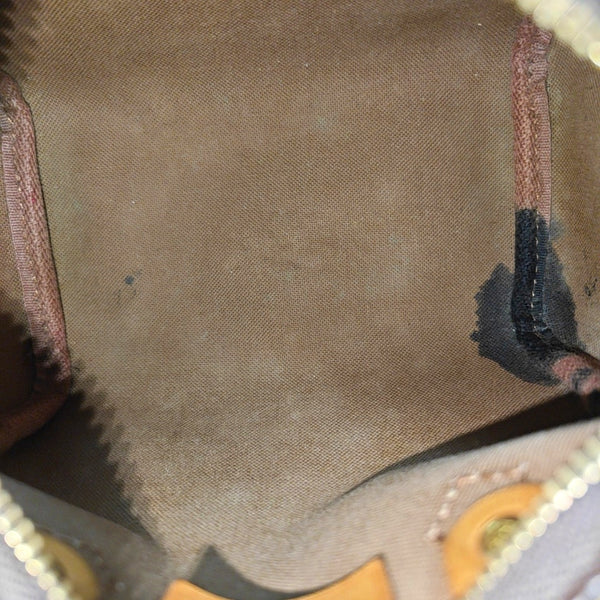 SPEEDY Nano Monogram Coated Canvas Brown