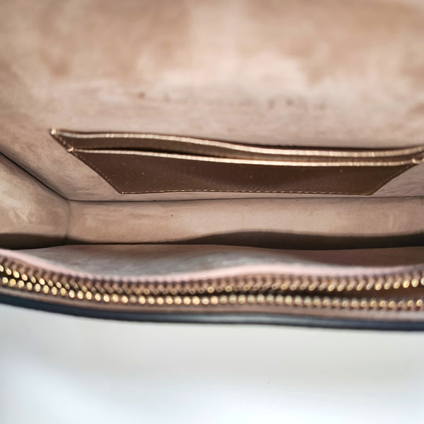 Saddle Mini Calfskin Beige