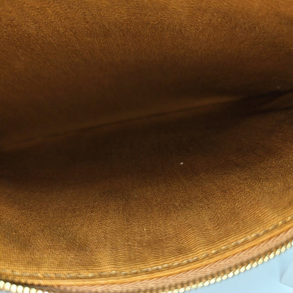TRIOMPHE Small Coated Canvas Brown