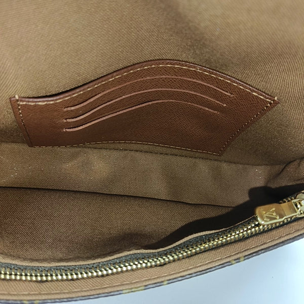 IVY Monogram Coated Canvas Brown