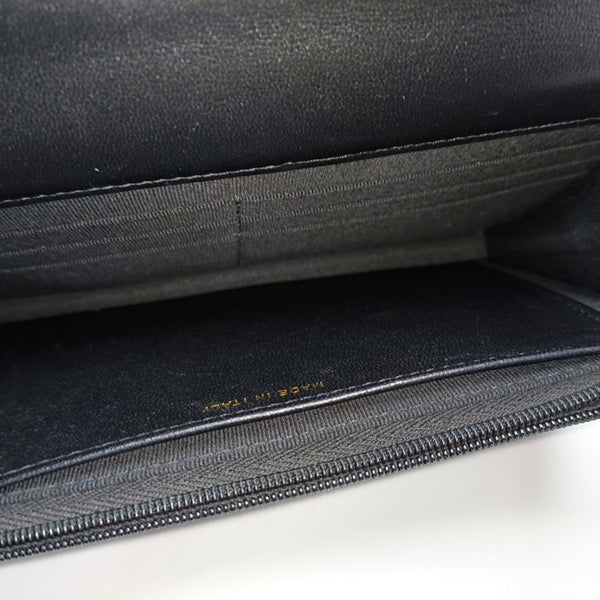 WOC Quilted Lambskin Black