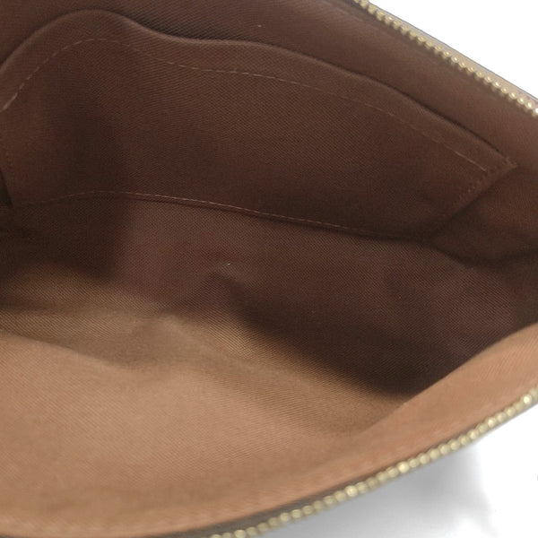 ACCESSOIRES GM Monogram Coated Canvas Brown