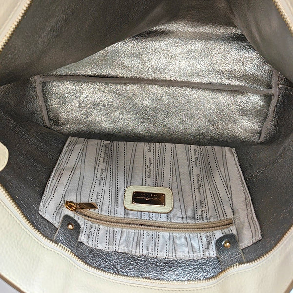 Calfskin Tote Bag Beige