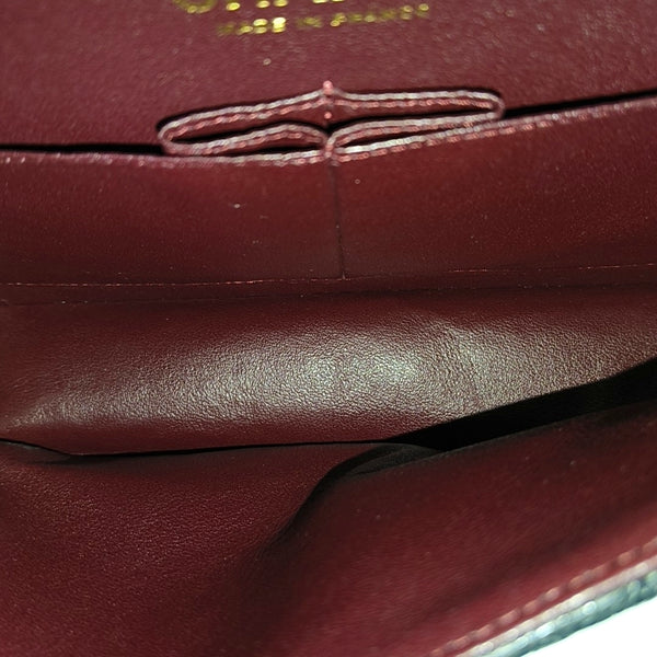 CLASSIC FLAP Small Quilted Grained Calfskin Black