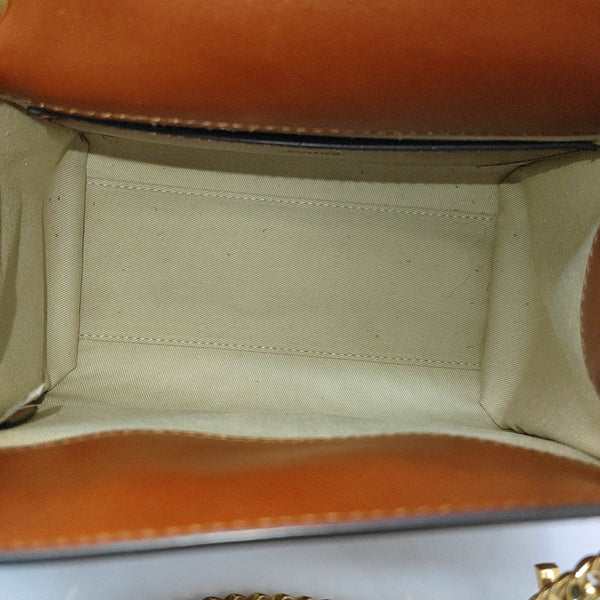 Annie Mini Calfskin Brown