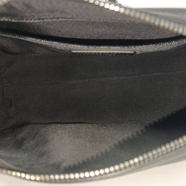 Quilted Calfskin Shoulder Bag Black