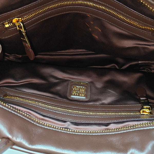 Beau Large Calfskin Brown