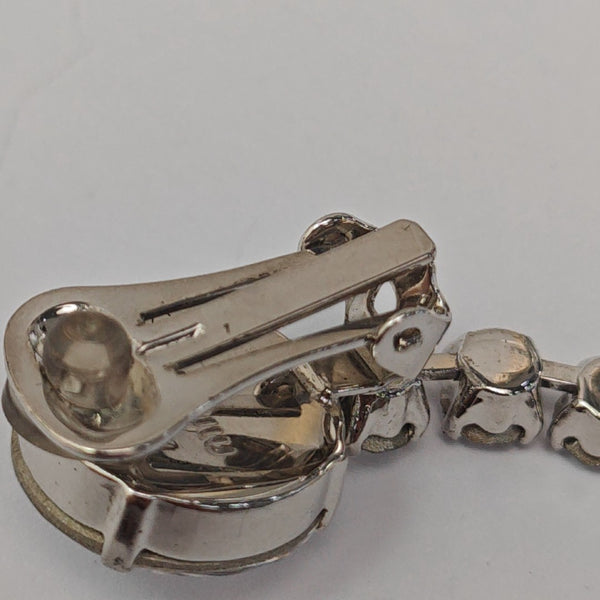 Metal Silver Clip On Earrings
