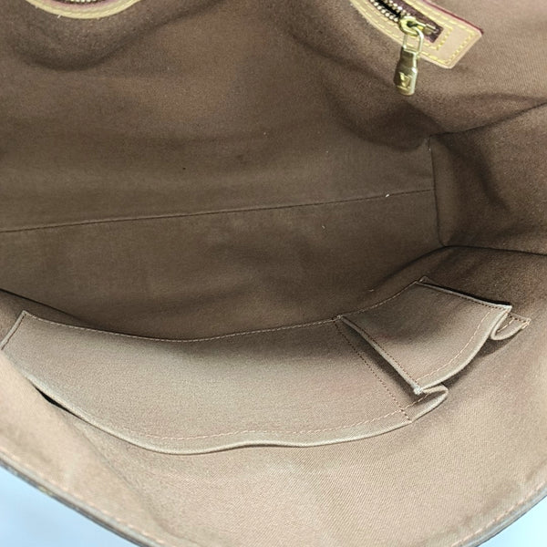 VALMY Monogram Coated Canvas Brown