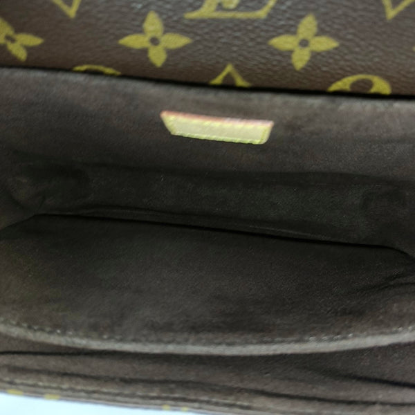 MÉTIS MM Monogram Coated Canvas Brown