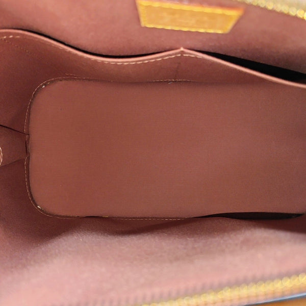 ALMA PM Monogram Patent Leather Brown