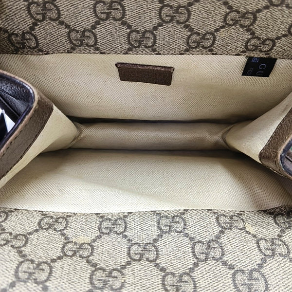 Neo Vintage Small Monogram Coated Canvas Beige