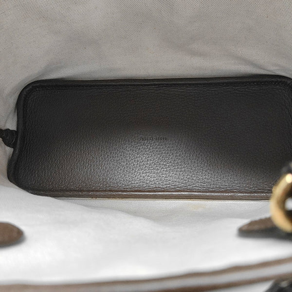 Ophidia Medium Monogram Coated Canvas Beige