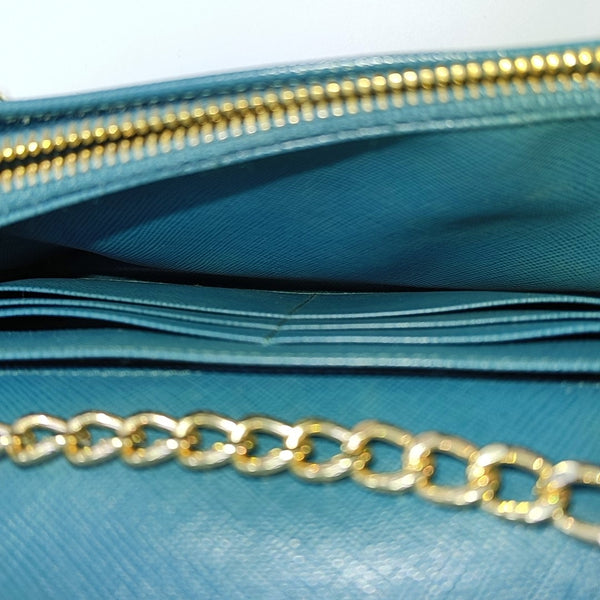 Saffiano Calfskin Shoulder Bag Green