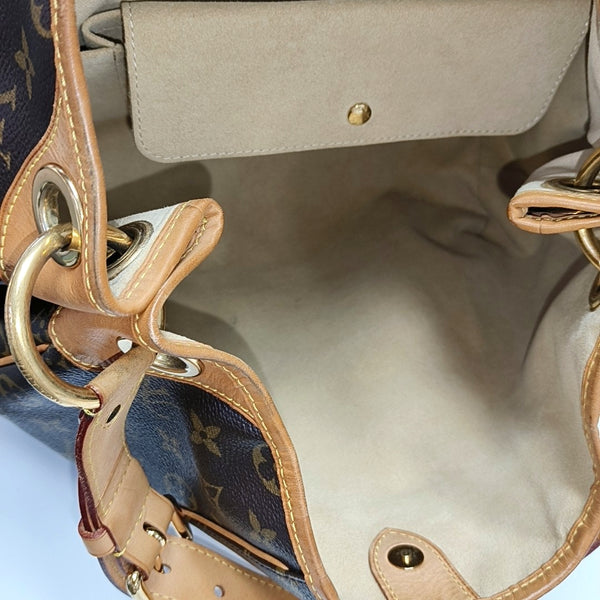 GALLIERA Monogram Coated Canvas Brown