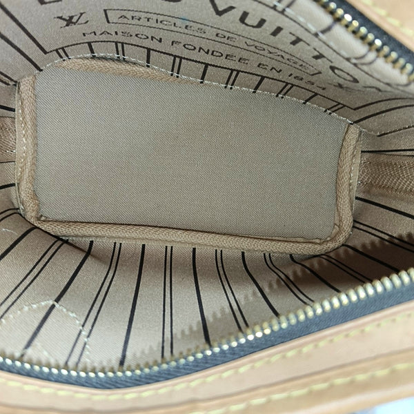 NEVERFULL BB Monogram Coated Canvas Brown