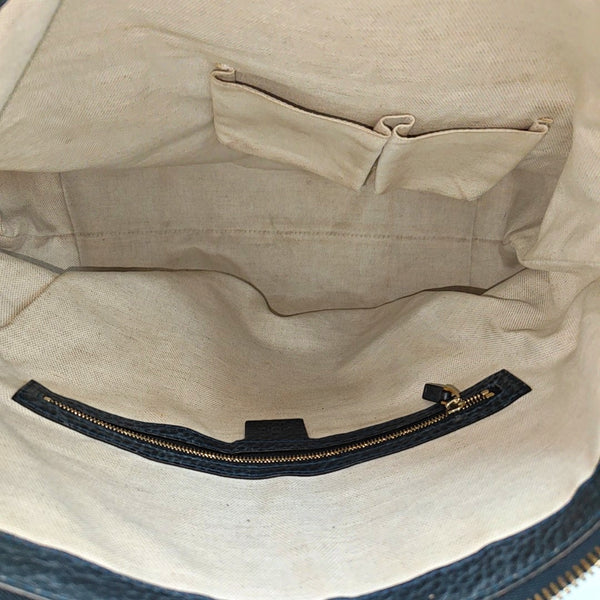 Canvas Top Handle Bag Brown