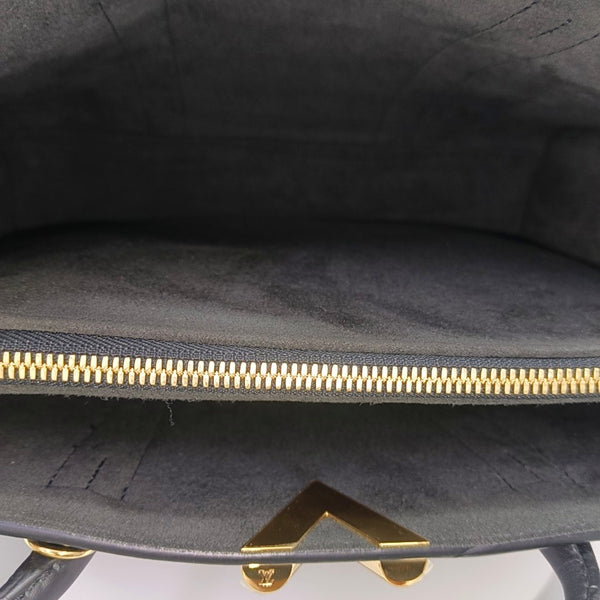 VERY MM Monogram Calfskin Black