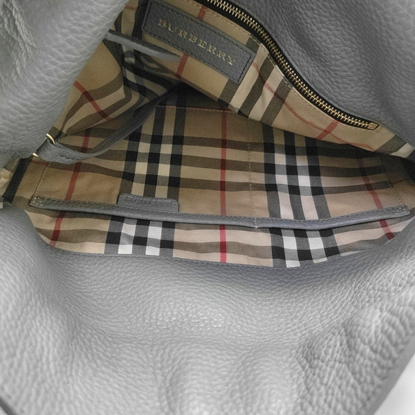 Calfskin Top Handle Bag Blue