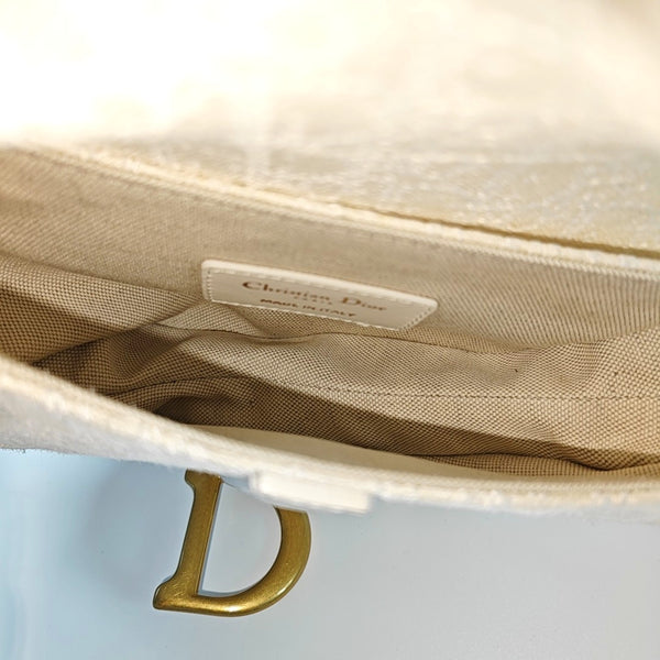 Saddle Mini Canvas White