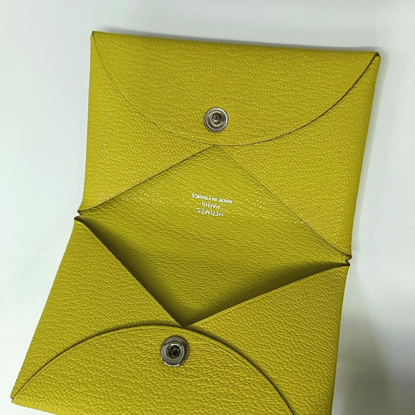 Calvi Chèvre Mysore Yellow Card Holder