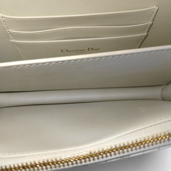 Miss Caro Mini Calfskin White