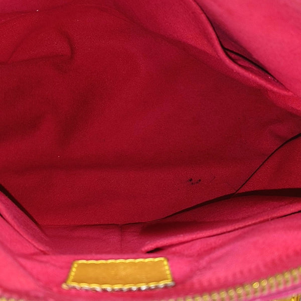 PALLAS MM Monogram Coated Canvas Brown