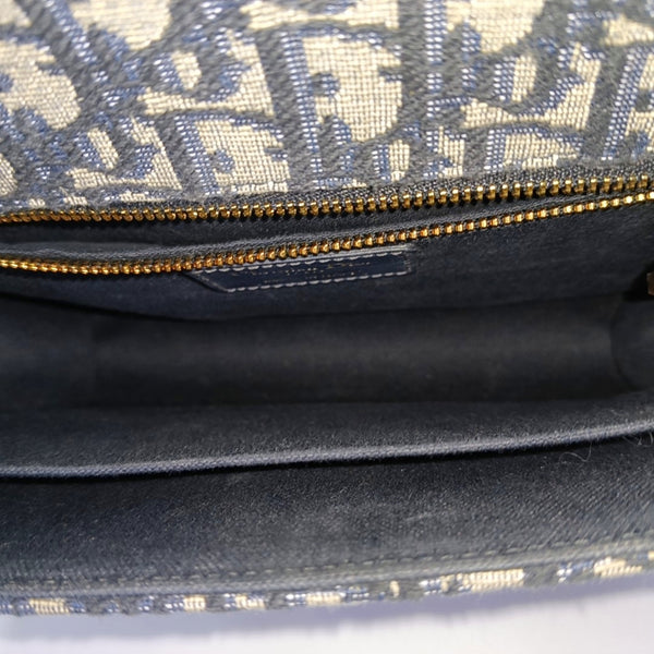 30 Montaigne Oblique Canvas Blue