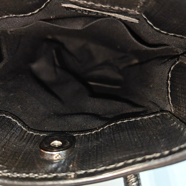 Shopping Bag Calfskin Black
