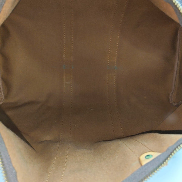 KEEPALL 45 Monogram Coated Canvas Brown