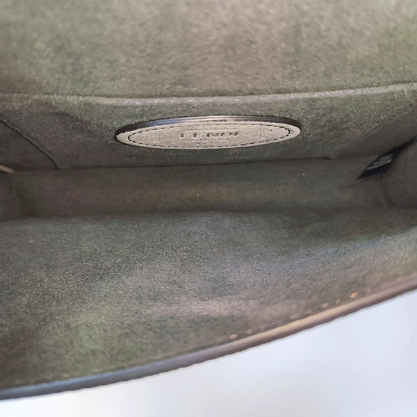 Calfskin Shoulder Bag Gray