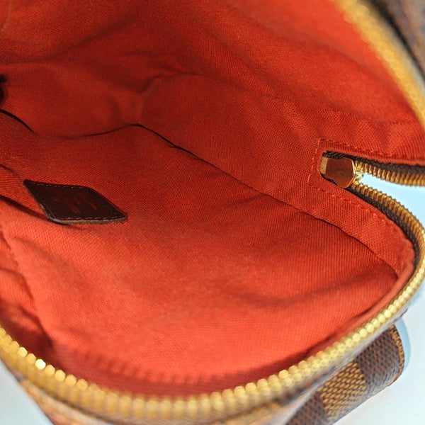 GÉRONIMOS Damier Ebene Coated Canvas Brown